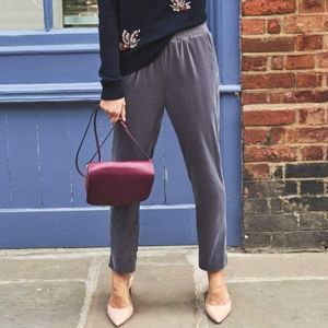 Boden Bethan Velvet Joggers - Pewter - Free Shipping!